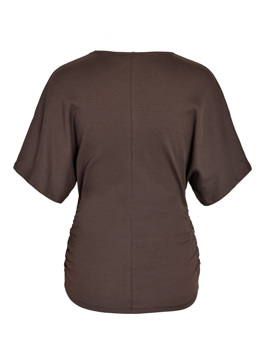 Carousel image - NMABBI T-SHIRT, Chocolate Brown | 7