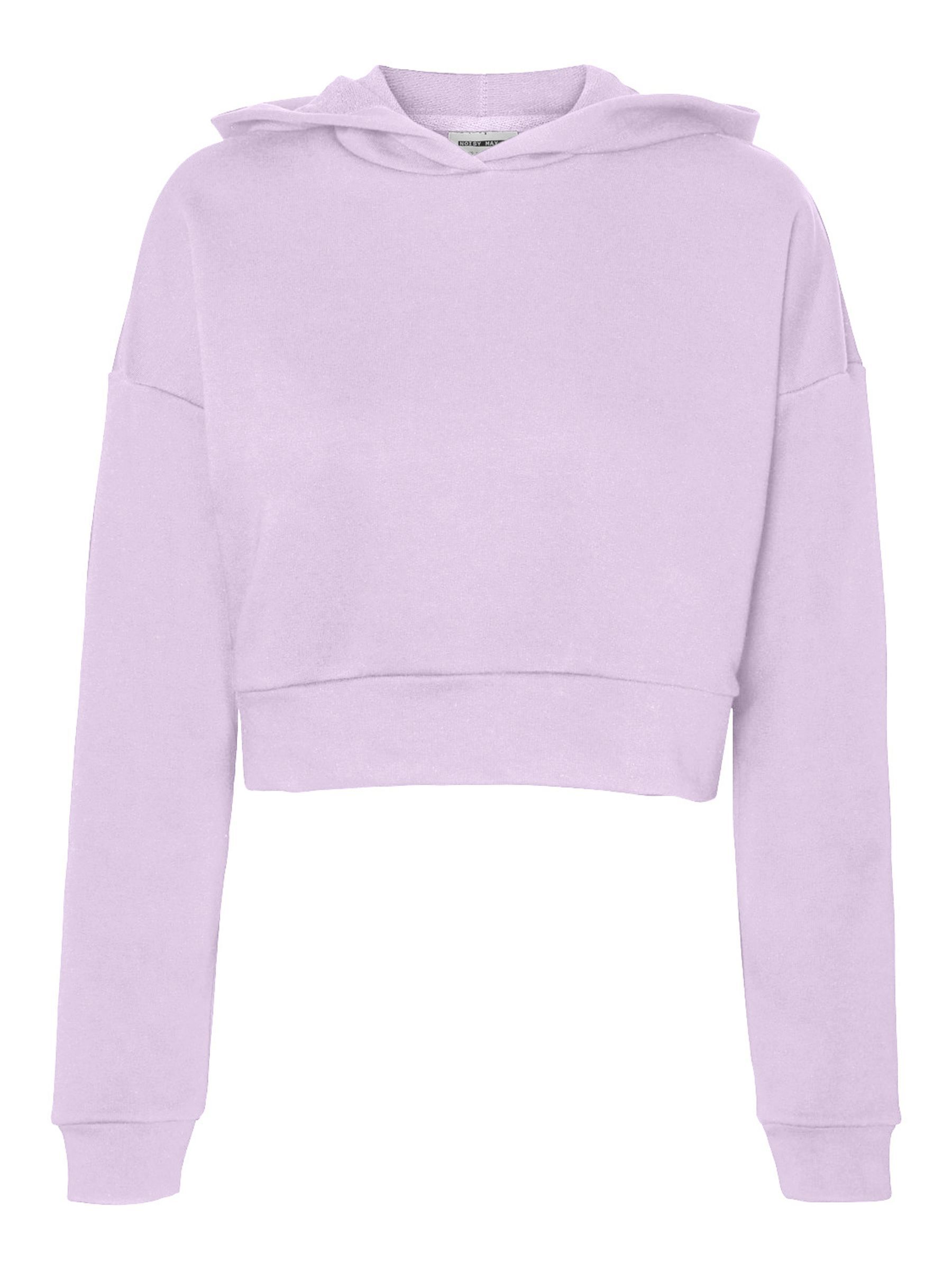 purple cropped sweatshirt