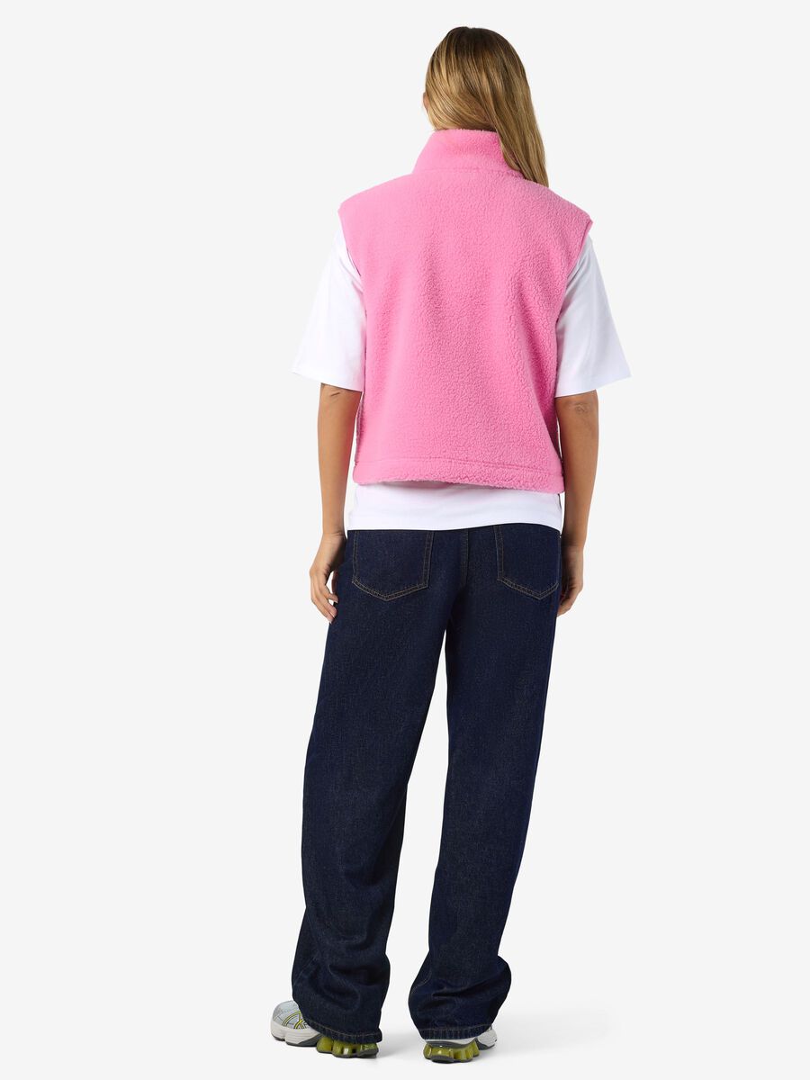 Carousel image - NMMASEY TEDDY GILET, Begonia Pink | 3
