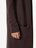 Product image thumbnail - LONG OPEN CARDIGAN, Chocolate Brown | 5