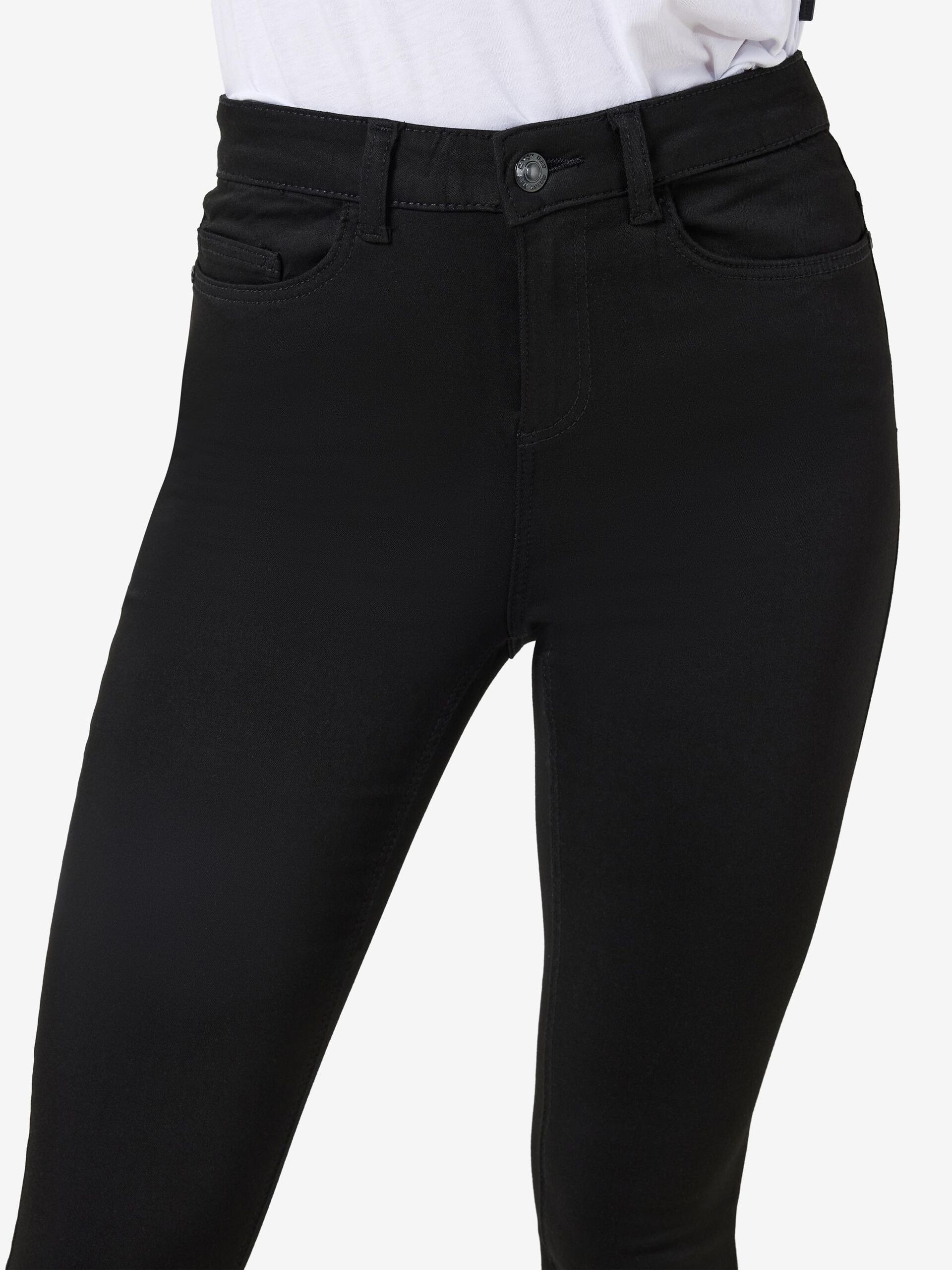 Carousel image - NMCALLIE SKINNY FIT JEANS, Black | 5