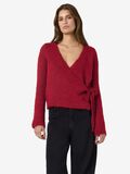 Product image thumbnail - NMSUTTON CARDIGAN, Windsor Wine | 1