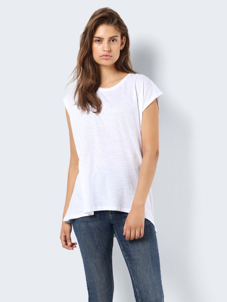 Noisy May OVERSIZE FIT T-SHIRT, Bright White, highres - 27002573_BrightWhite_003.jpg