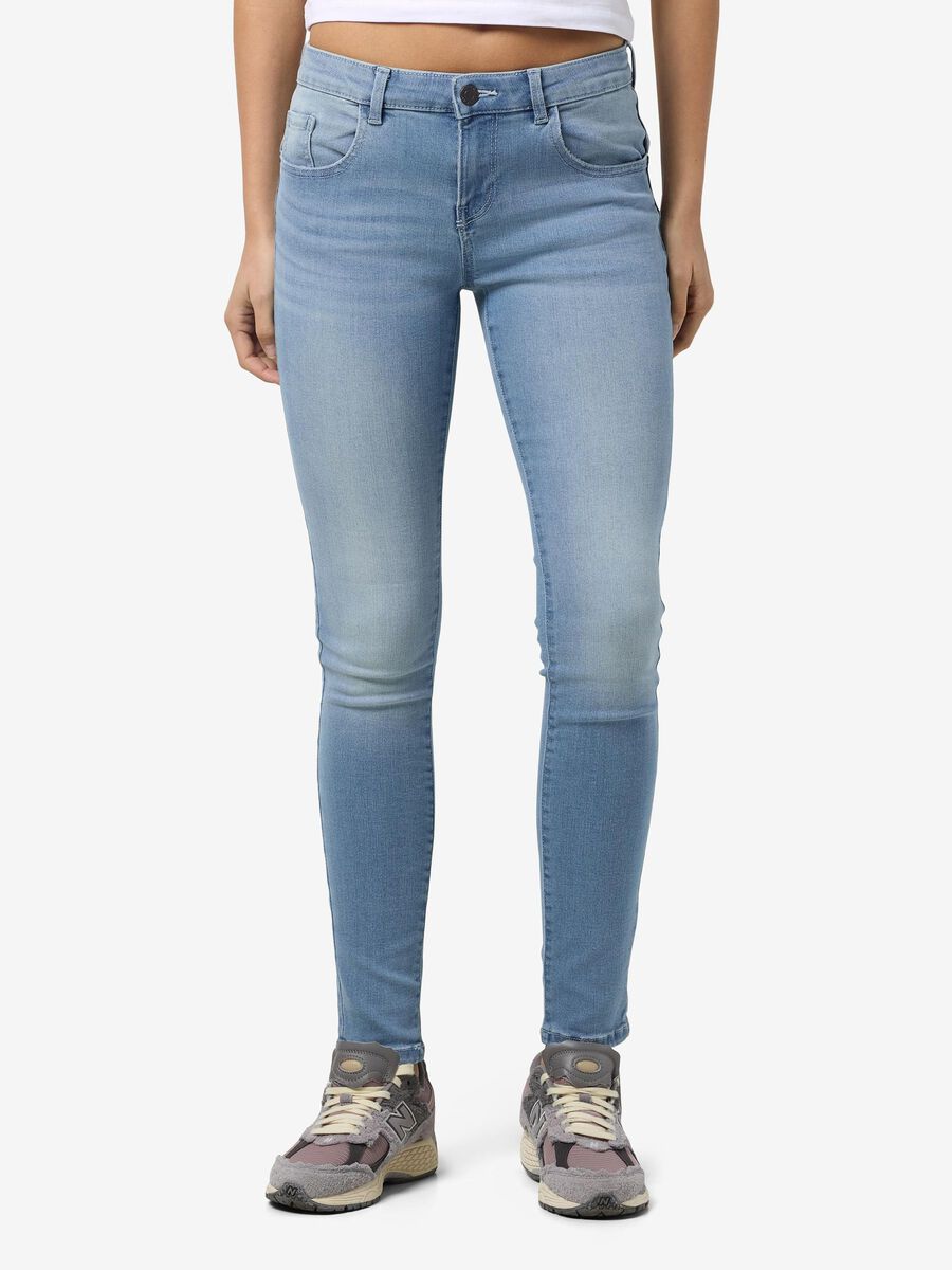 Noisy May NMJEN SKINNY FIT-JEANS, Light Blue Denim, highres - 27032328_LightBlueDenim_003.jpg