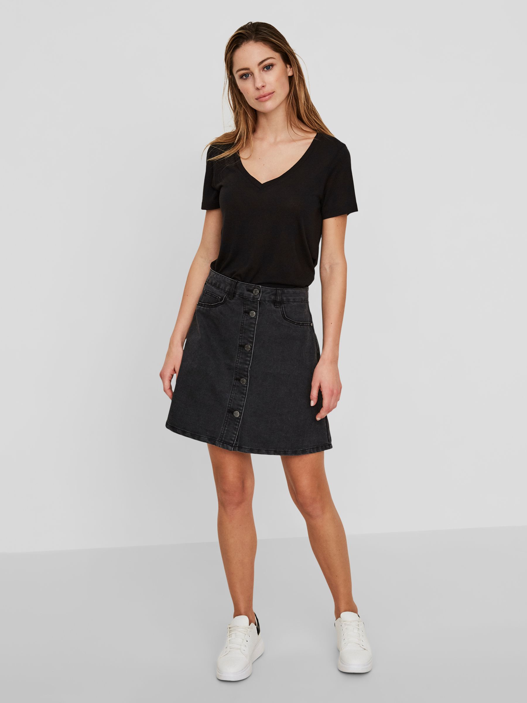 DENIM SKIRT Black NOISY MAY