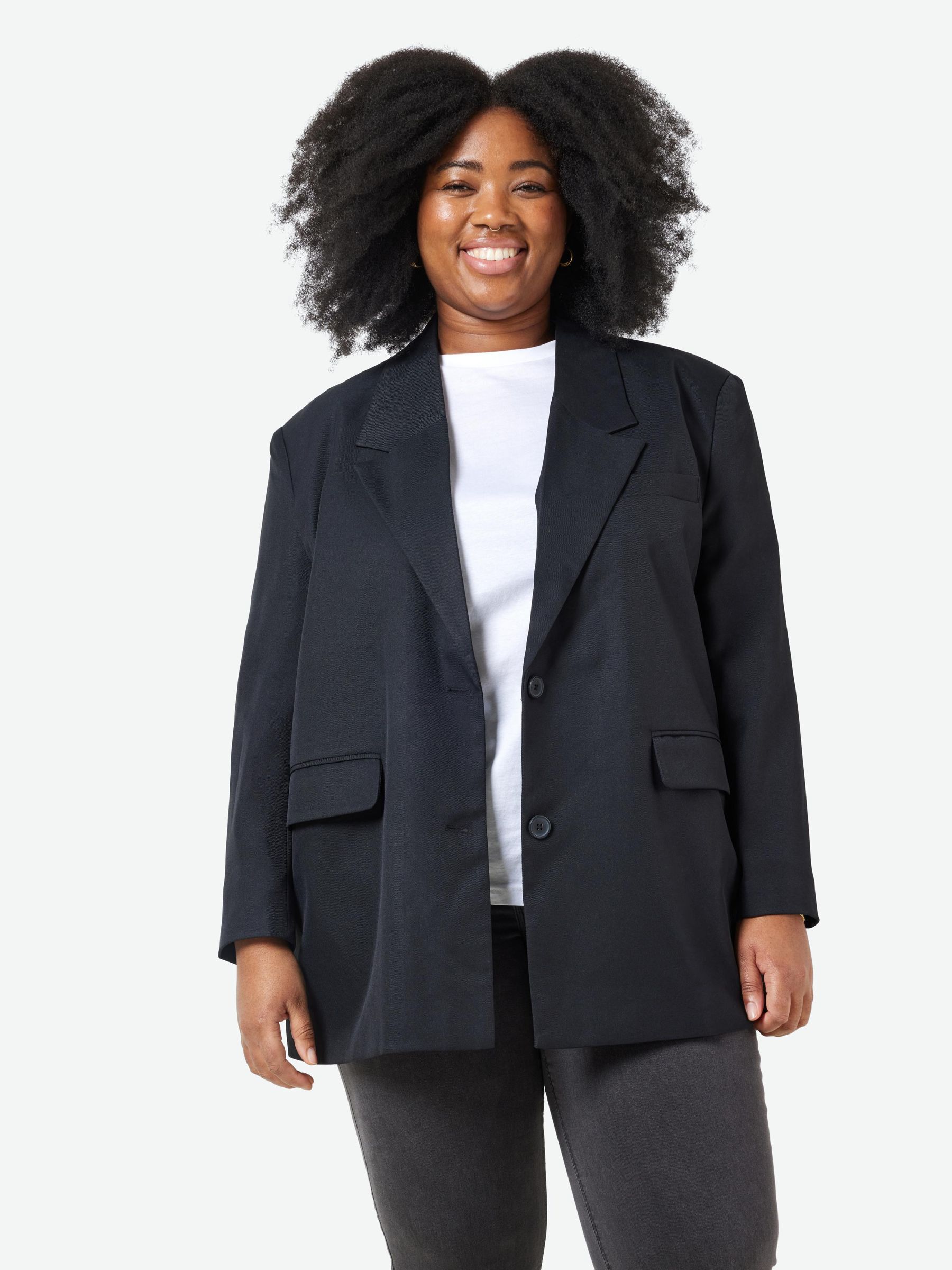 CURVE OVERSIZE BLAZER Black NOISY MAY