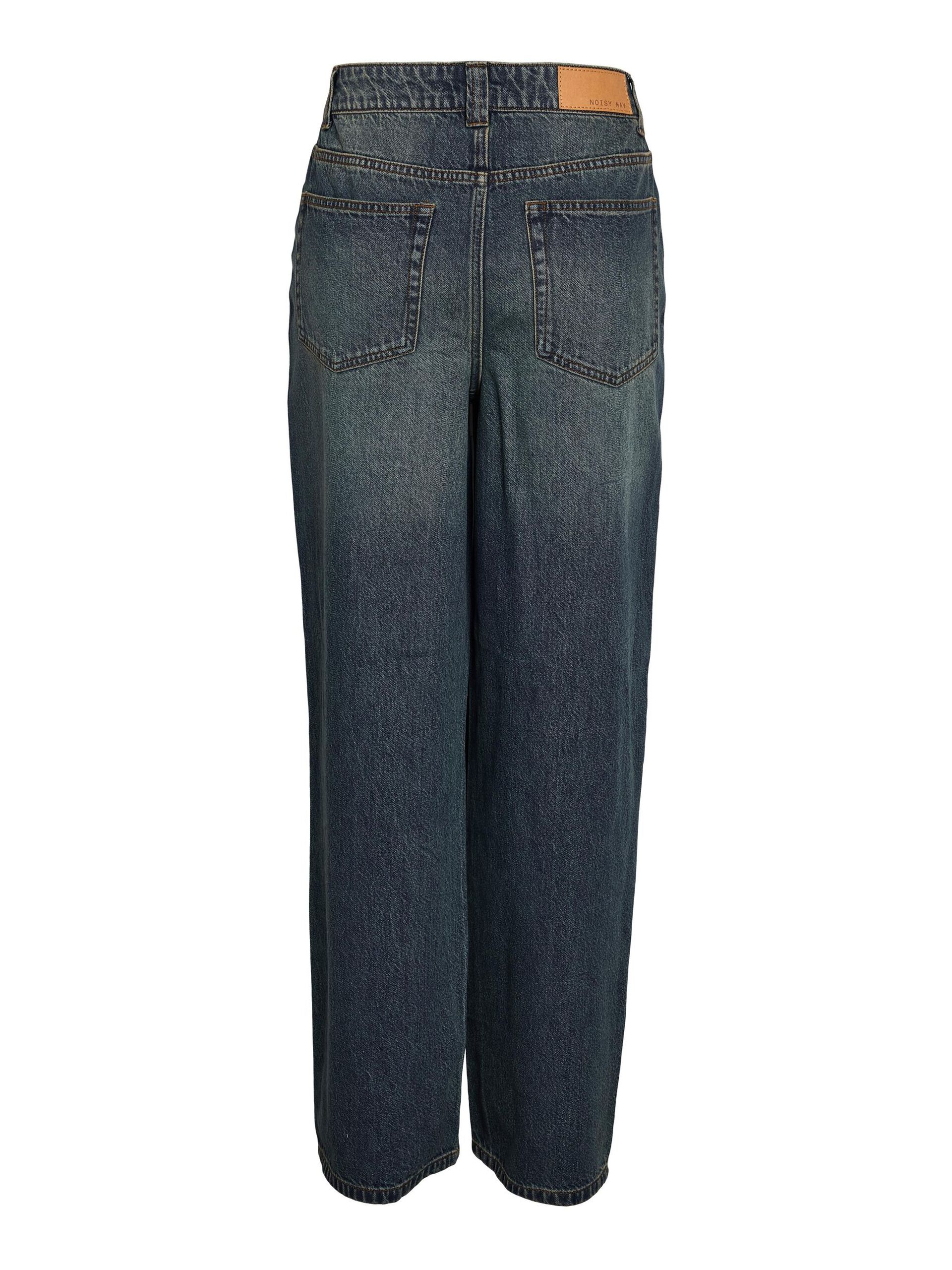 Carousel image - NMFANJA WIDE LEG JEANS, Dark Blue Denim | 7