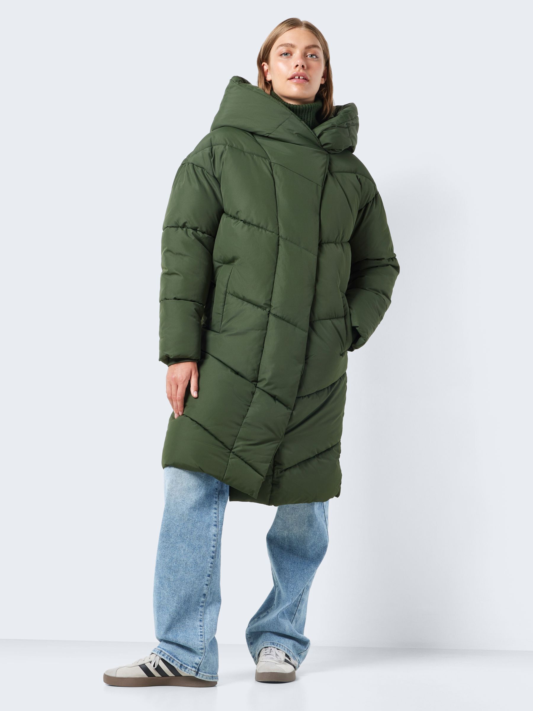 Noisy may long puffer jacket outlet