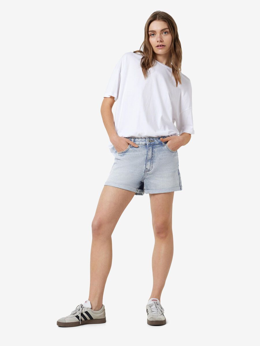 Noisy May HIGH-WAISTED DENIM SHORTS, Light Blue Denim, highres - 27029490_LightBlueDenim_007.jpg