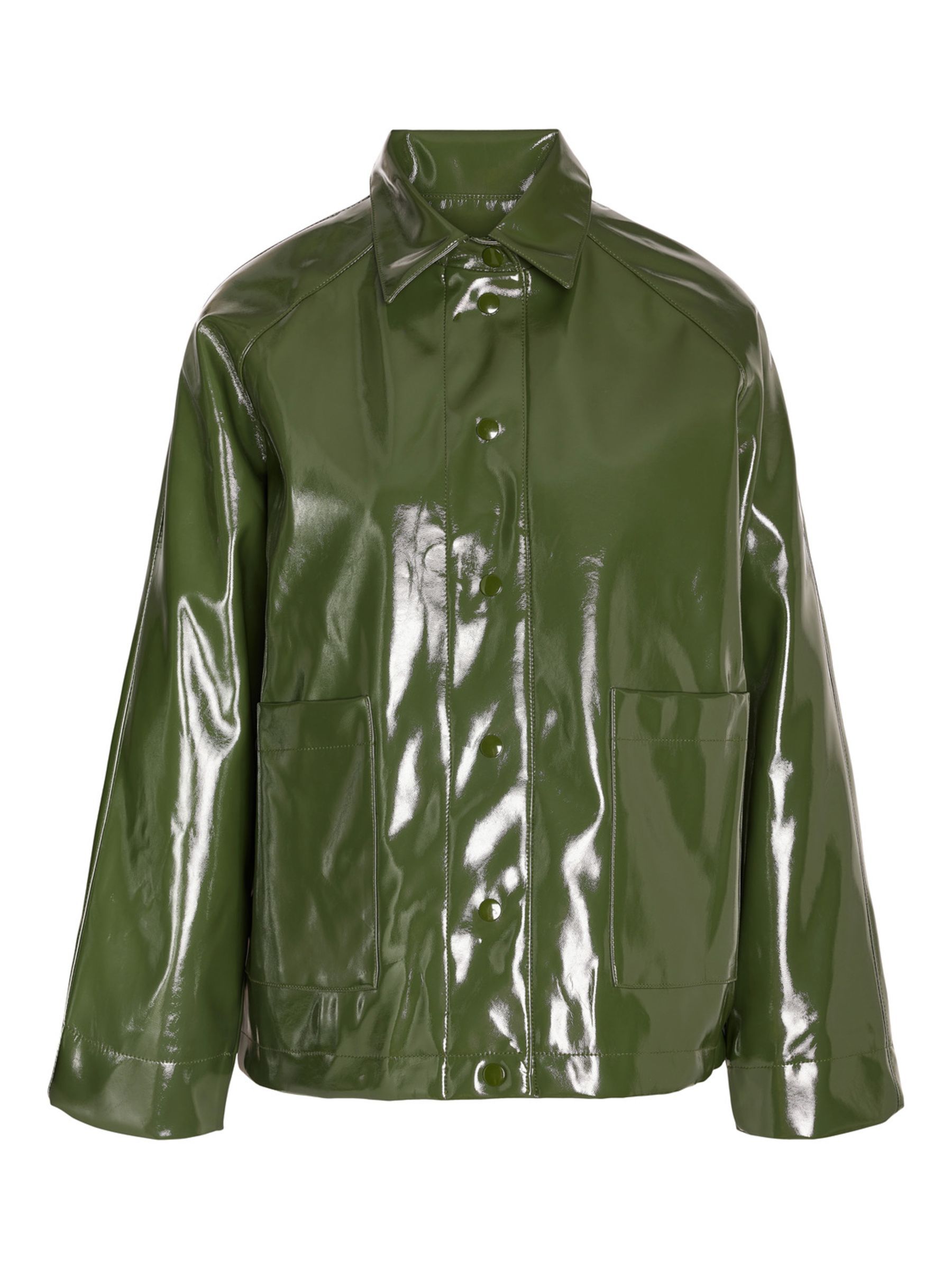 Noisy may deals vinyl padded jacket