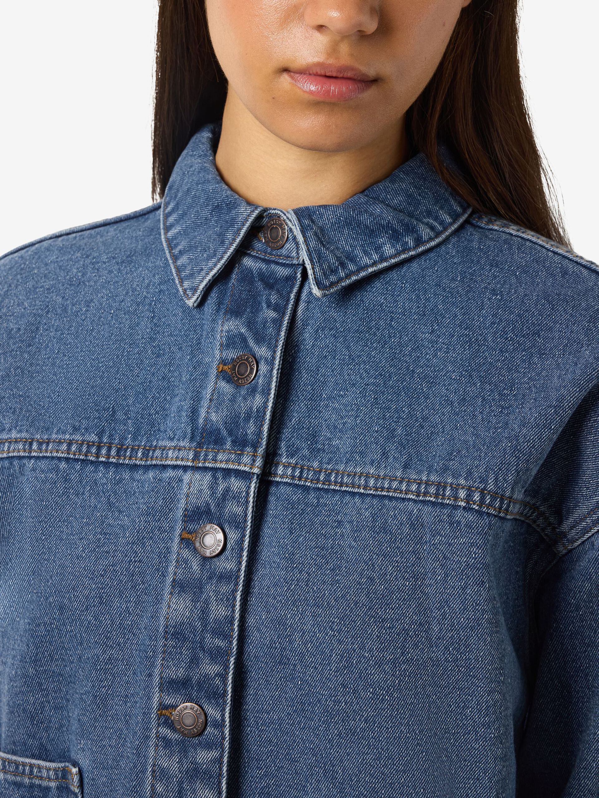 Carousel image - NMKETTIE KURTKA JEANSOWA, Medium Blue Denim | 5
