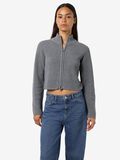 Product image thumbnail - POD SZYJĘ KARDIGAN, Medium Grey Melange | 6