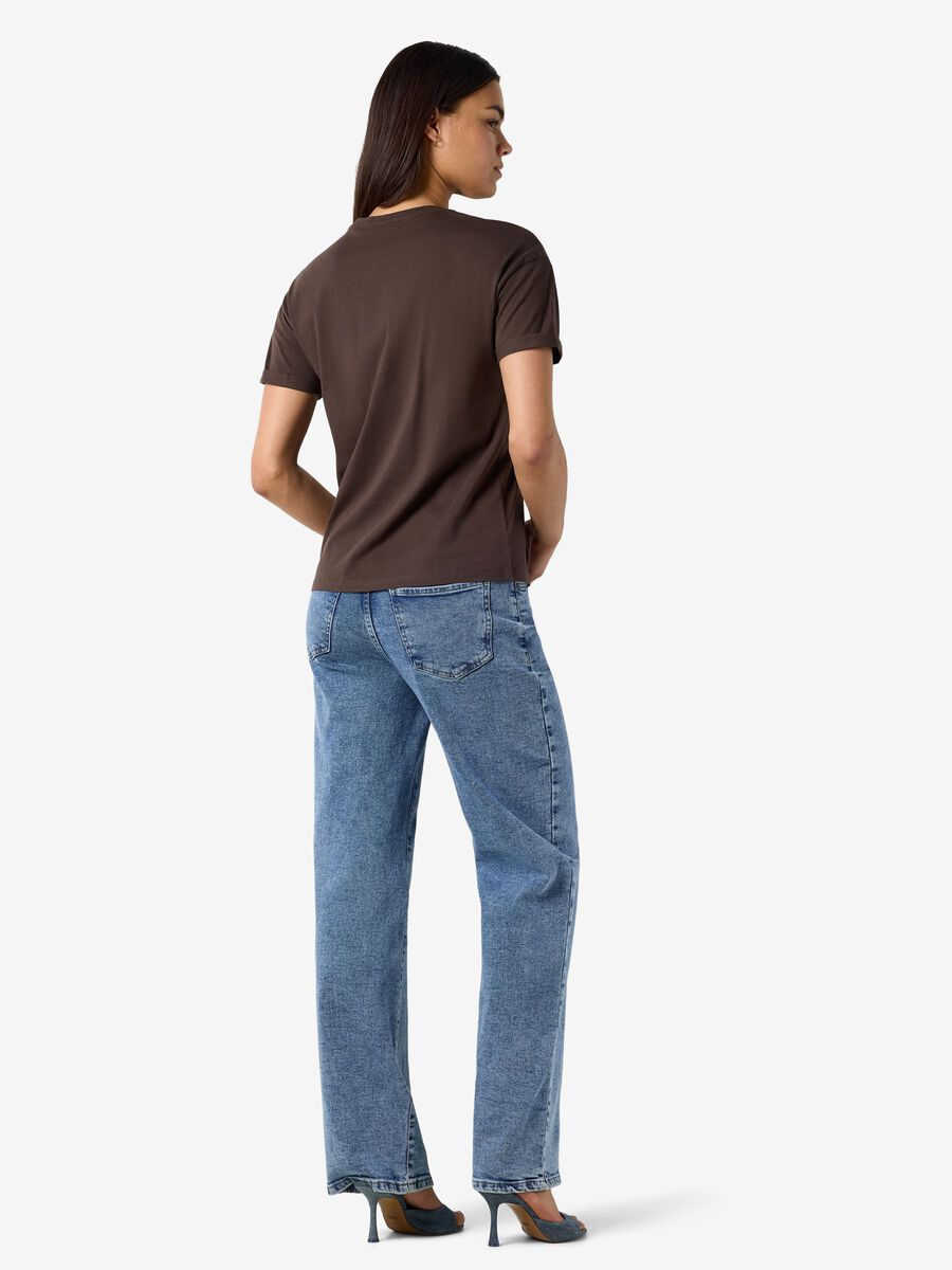 Carousel image - O-NECK T-SHIRT, Chocolate Brown | 3