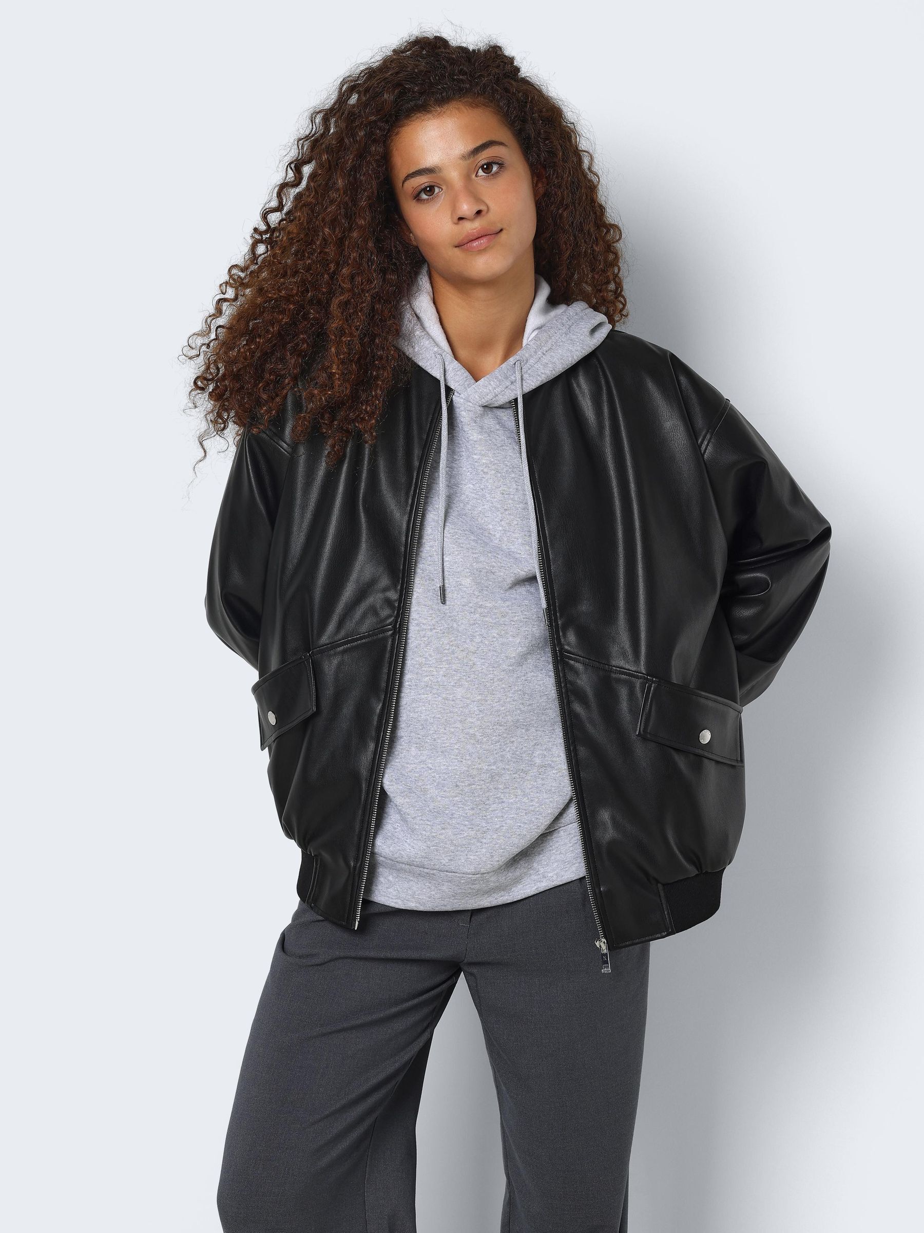 Bomber simili cuir sale