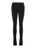 Noisy May NMLUCY NORMAL WAIST SKINNY FIT JEANS, Black, highres - 27000418_Black_001.jpg