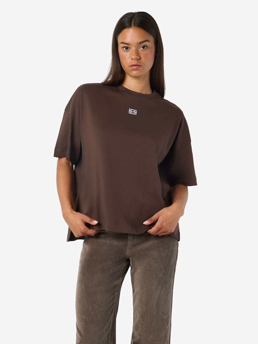 Carousel image - RELAXED T-SHIRT, Chocolate Brown | 6