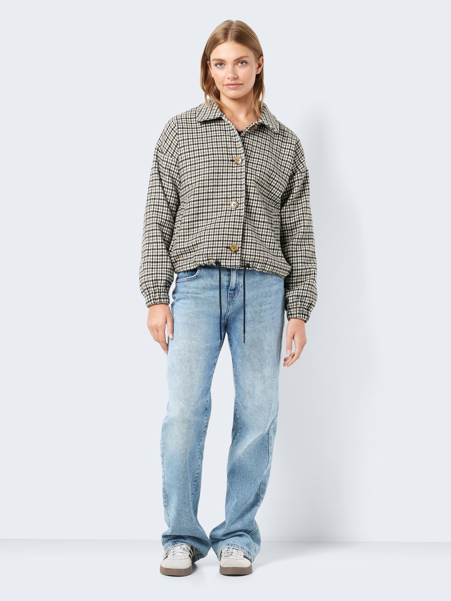 Chequered jacket store