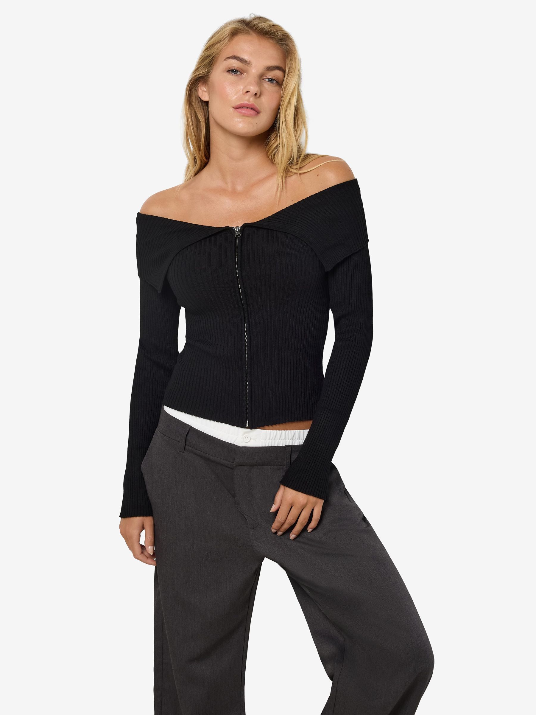 OFF SHOULDER CARDIGAN