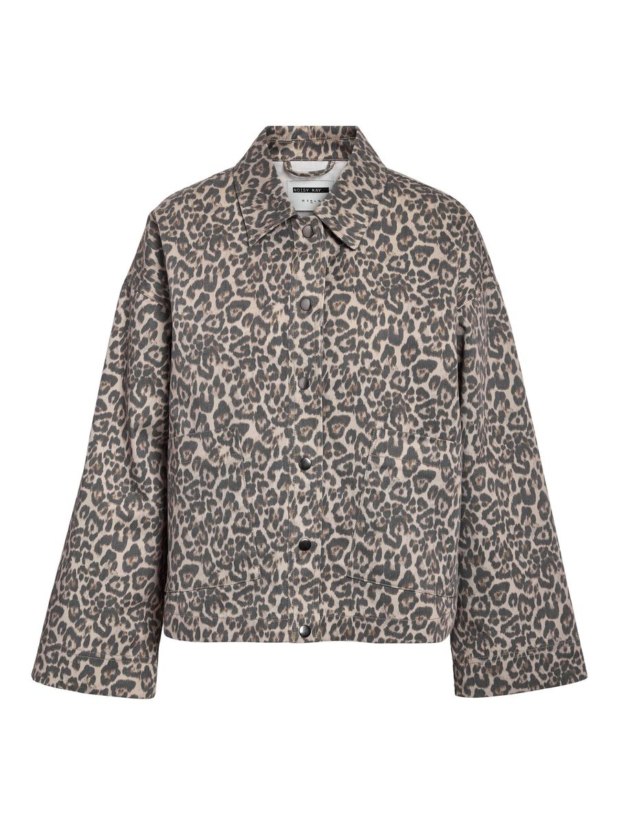Noisy May LEOPARD PRINT DENIM JACKET, Mocha Bisque, highres - 27033158_MochaBisque_1182298_001.jpg
