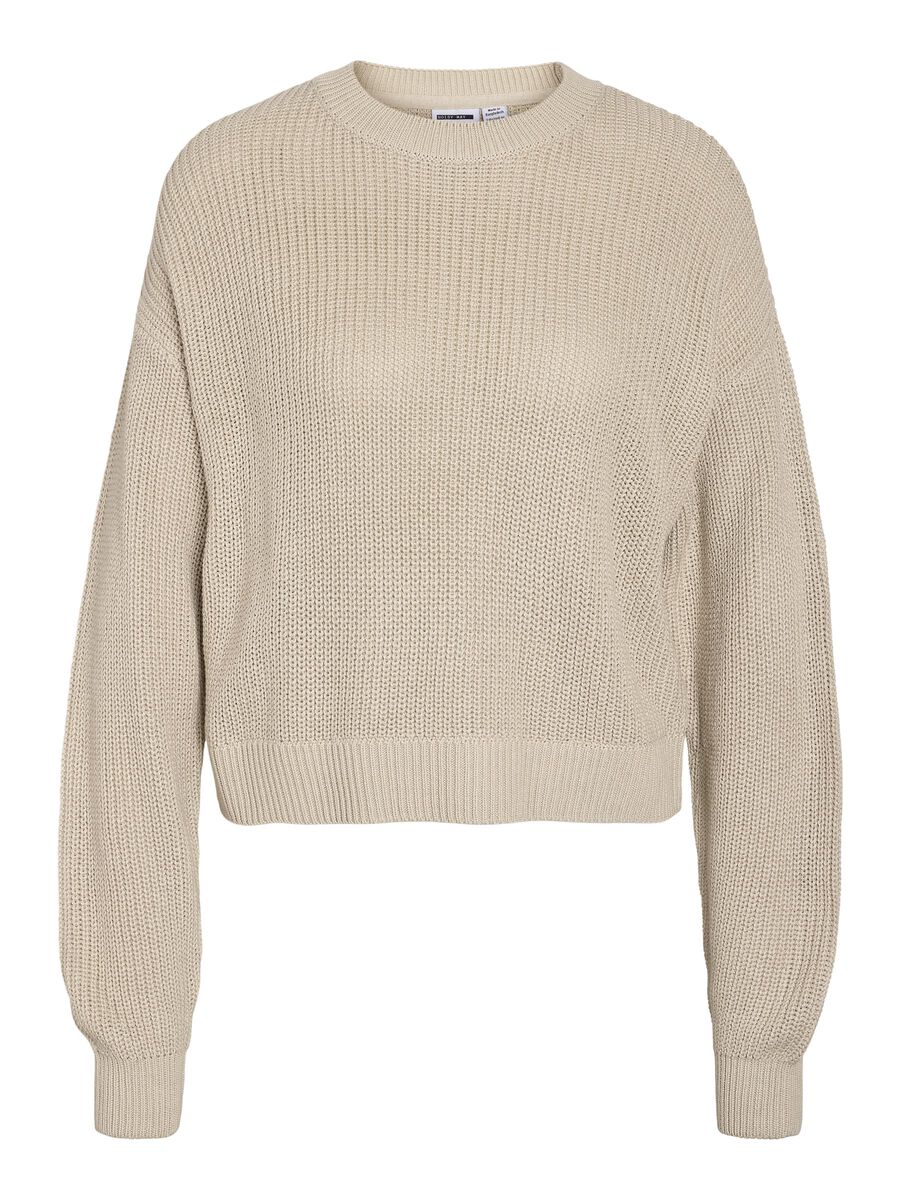 Carousel image 2 STRIKKET PULLOVER, Silver Lining