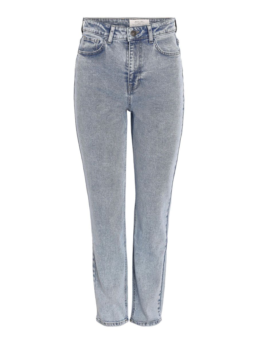 Noisy May NMDAISY MOM JEANS, Light Blue Denim, highres - 27031098_LightBlueDenim_001.jpg