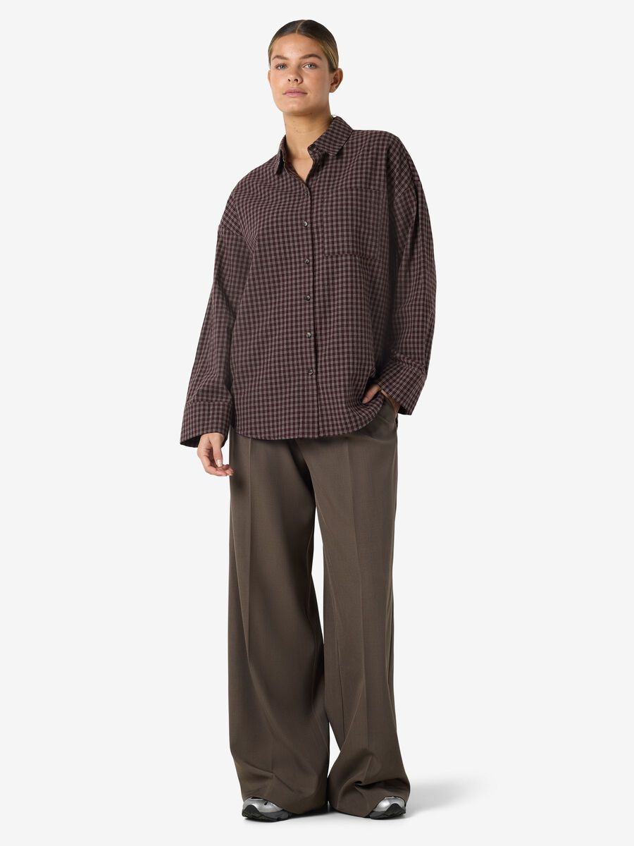 Carousel image - NMHAILEY OVERHEMD, Chocolate Brown | 4