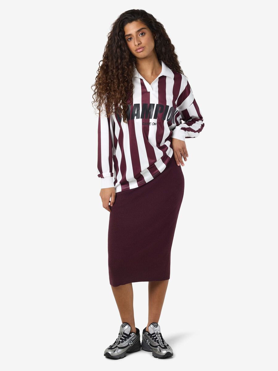Product carousel image - KNITTED MIDI SKIRT, Winetasting | 2