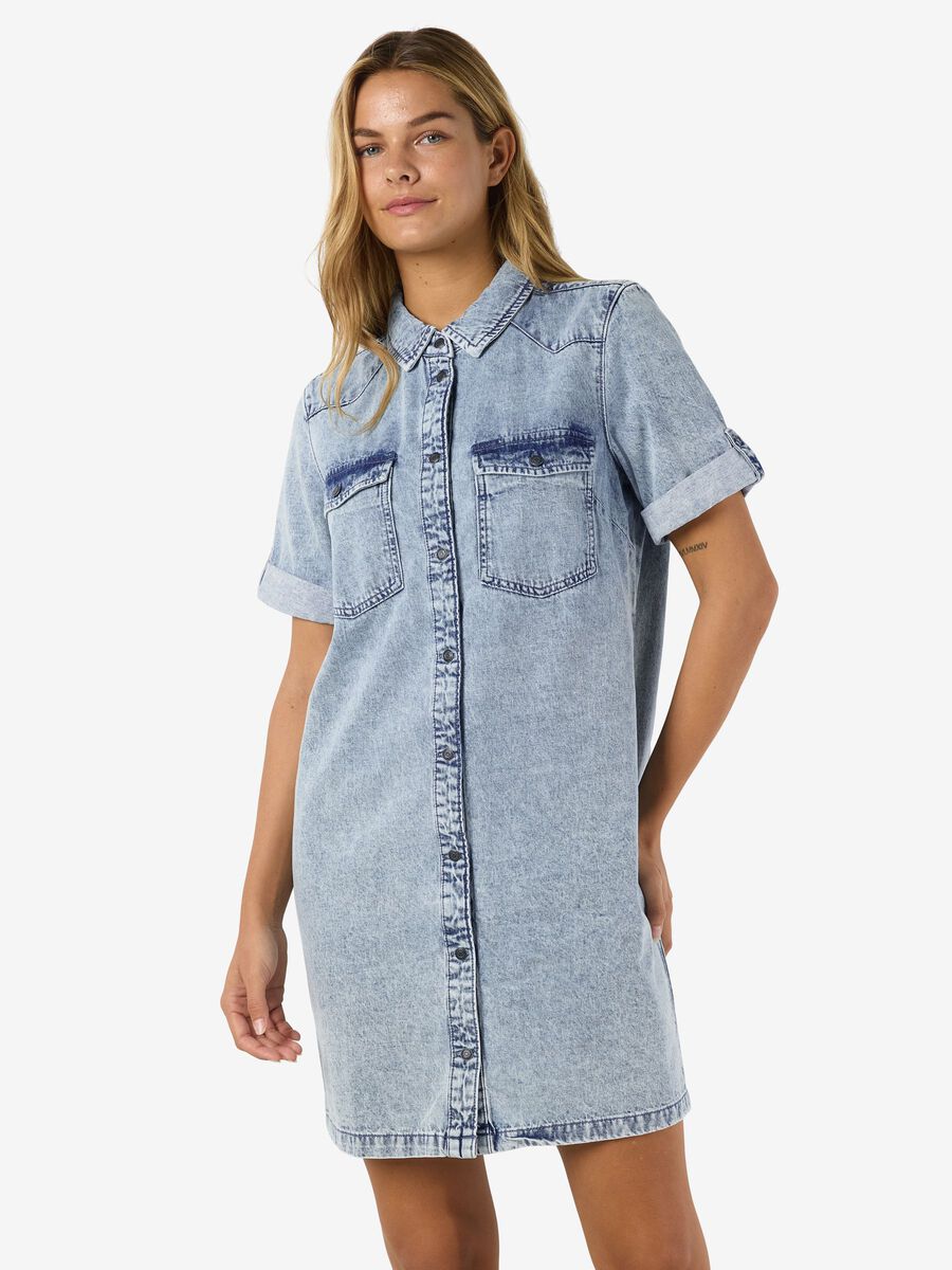 Product carousel image - KURZARM JEANSKLEID, Light Blue Denim | 2