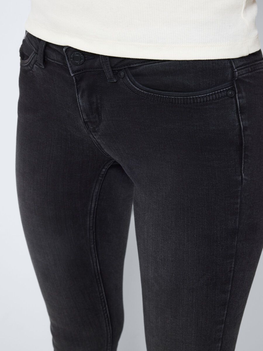 Carousel image - NMEVE - À TAILLE BASSE JEAN SKINNY, Black | 5