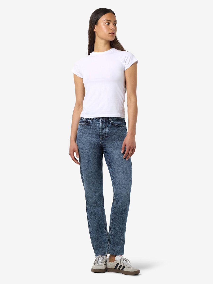 Product carousel image - NMALVA SLIM FIT JEANS, Medium Blue Denim | 2