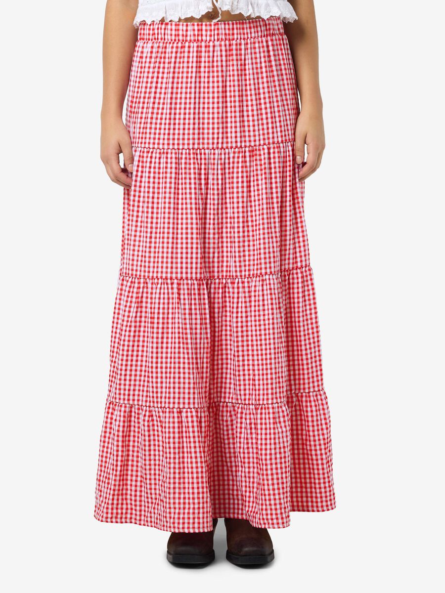 Noisy May TIERED MAXI SKIRT, Tomato, highres - 27034788_Tomato_1196657_003.jpg