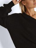 Noisy May ONE SHOULDER KNITTED PULLOVER, Black, highres - 27021048_Black_006.jpg