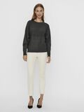 Noisy May RUNDHALSAUSSCHNITT STRICKPULLOVER, Dark Grey Melange, highres - 27009944_DarkGreyMelange_003.jpg