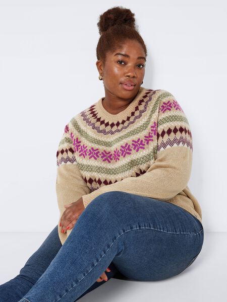 Noisy May CURVE KNITTED PULLOVER, Eggnog, highres - 27023886_Eggnog_1001092_007.jpg