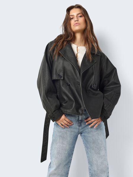 Noisy May KURZE KUNSTLEDERJACKE, Black, highres - 27028692_Black_007.jpg