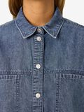 Product image thumbnail - NMENZA SPIJKERBLOUSE, Medium Blue Denim | 5