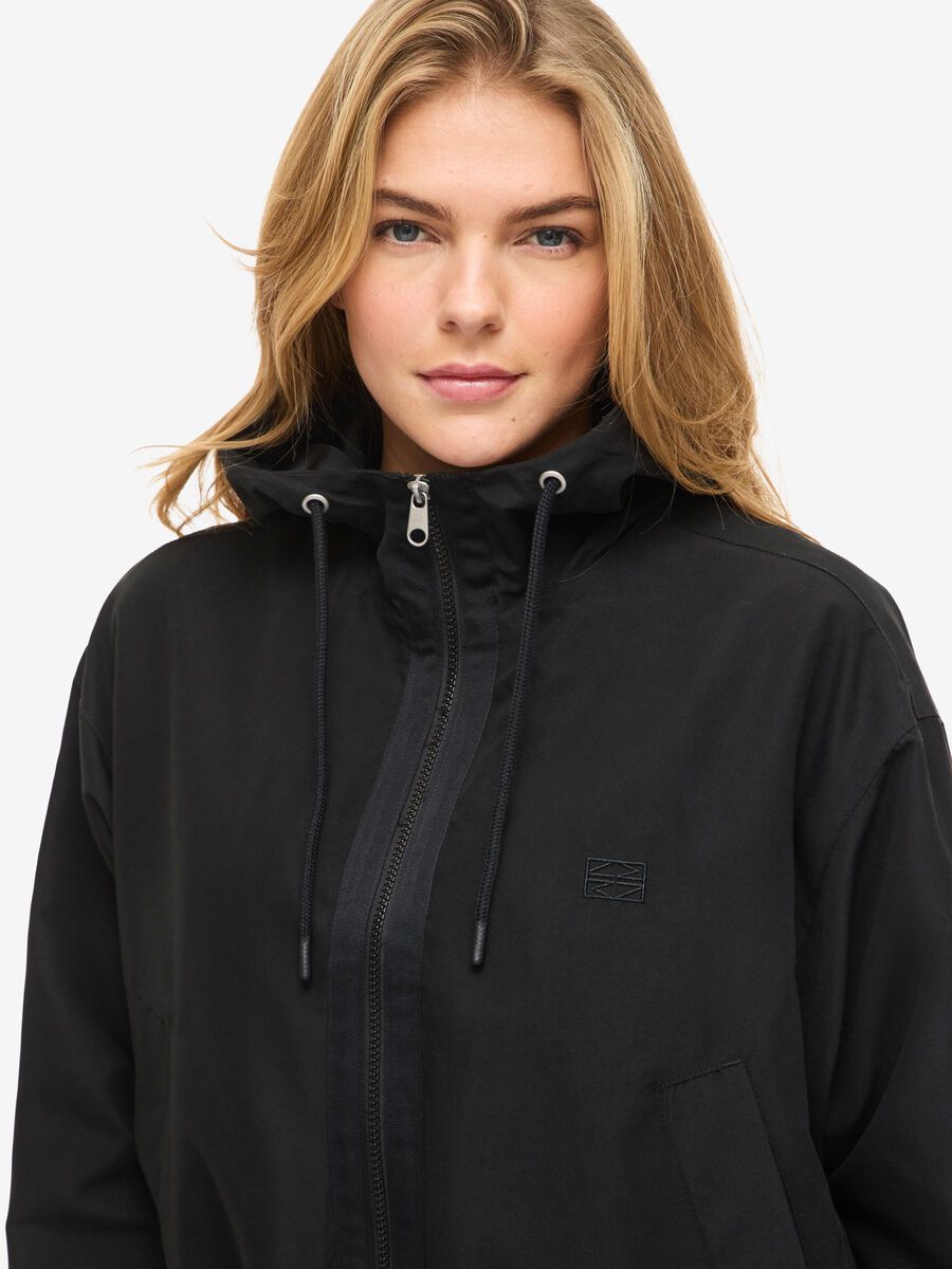 Carousel image - NMELINA  HOODED JACKET, Black | 5