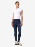 Noisy May NMCALLIE SKINNY FIT-JEANS, Dark Blue Denim, highres - 27031755_DarkBlueDenim_004.jpg