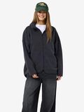 Product image thumbnail - RELAXED FLEECE JACKET, Obsidian | 1