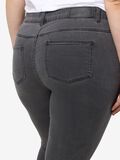 Noisy May CURVE NMCALLIE SKINNY FIT JEANS, Dark Grey Denim, highres - 27014951_DarkGreyDenim_008.jpg