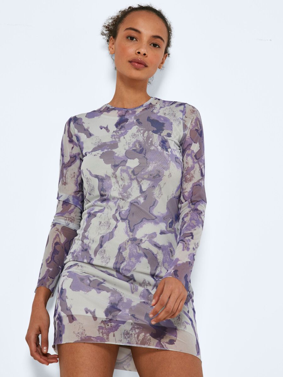 Noisy May SHORT MESH DRESS, Chalk Violet, highres - 27020061_ChalkViolet_925788_007.jpg