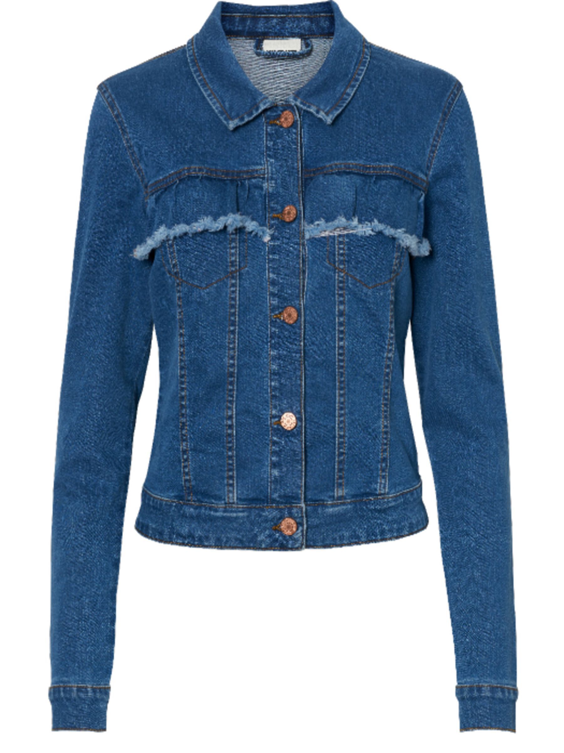 Veste en store jean volant