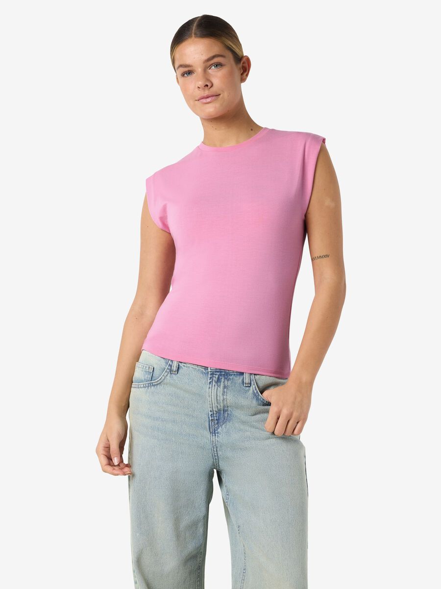 Product tile image - NMLEGA  CAP SLEEVE TOP, Begonia Pink | 27037297_BegoniaPink