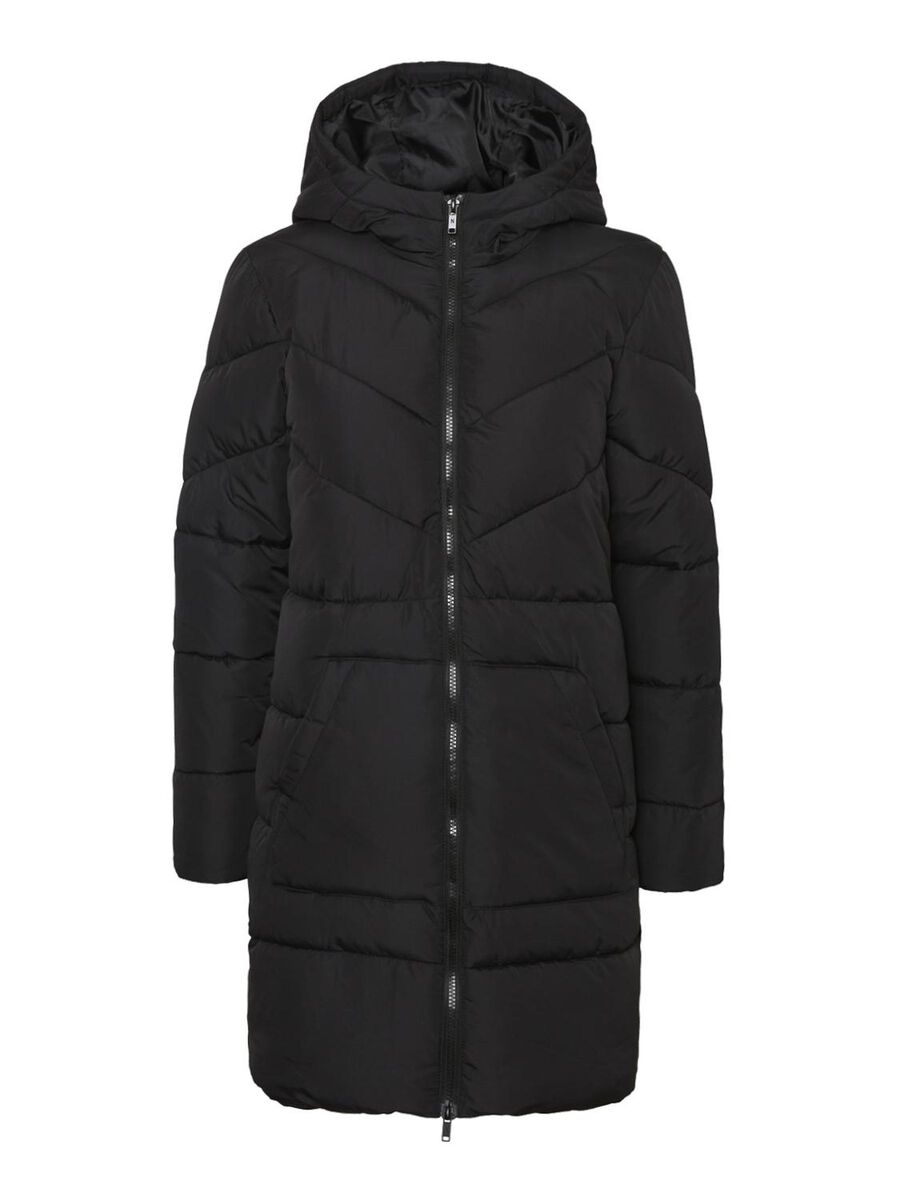 Noisy May LONG PUFFER JACKET, Black, highres - 27017057_Black_001.jpg