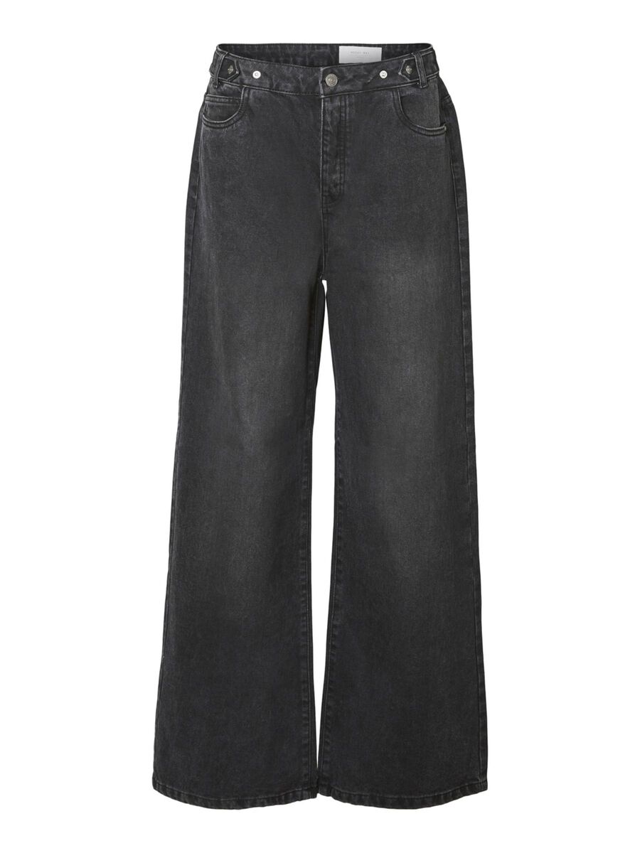 NMASHLEY LOOSE FIT JEANS, Black Denim, highres