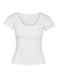 Product image thumbnail - NMADRIANA T-SHIRT, Cloud Dancer | 2
