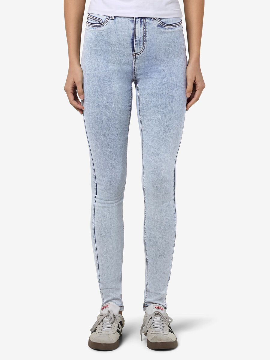 Carousel image - NMCALLIE SKINNY FIT JEANS, Light Blue Denim | 1