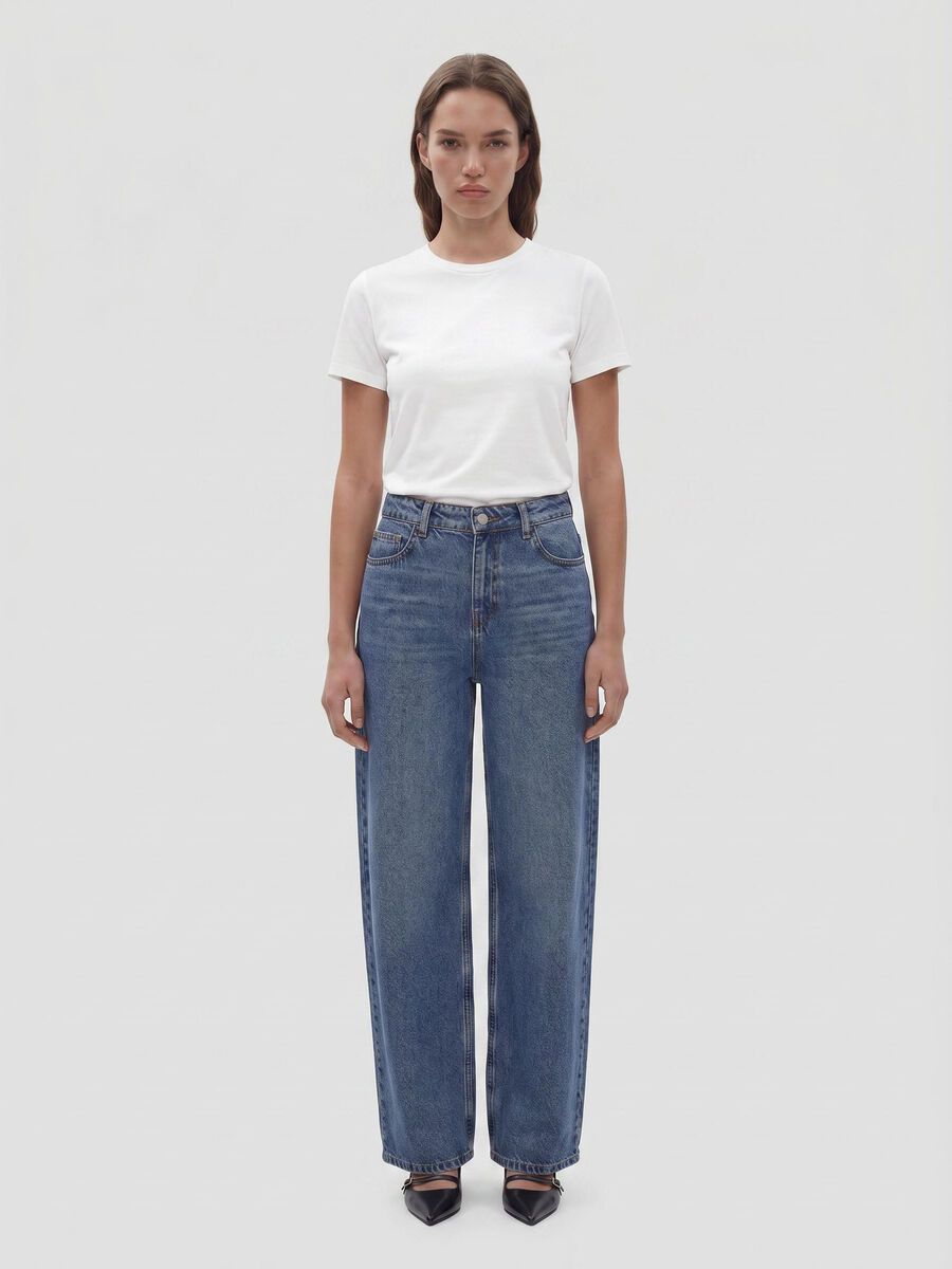 Carousel image - NMALEXA JEAN LOOSE FIT, Medium Blue Denim | 4