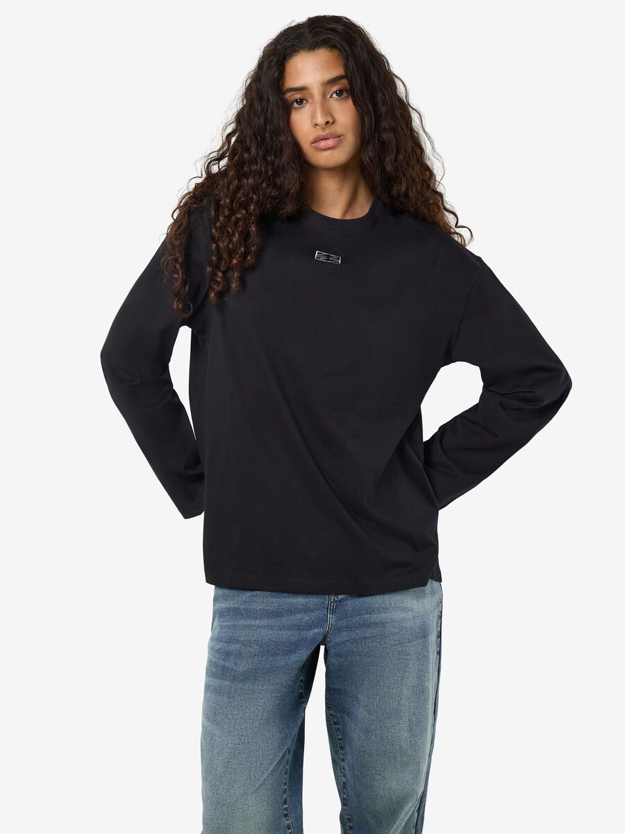 Product carousel image - LONG SLEEVED T-SHIRT, Black | 2