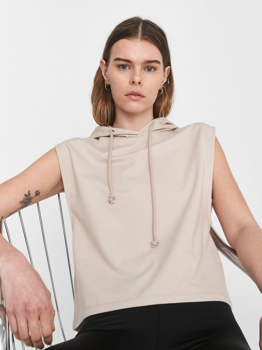 Noisy May SLEEVELESS HOODIE, Chateau Gray, highres - 27016057_ChateauGray_007.jpg